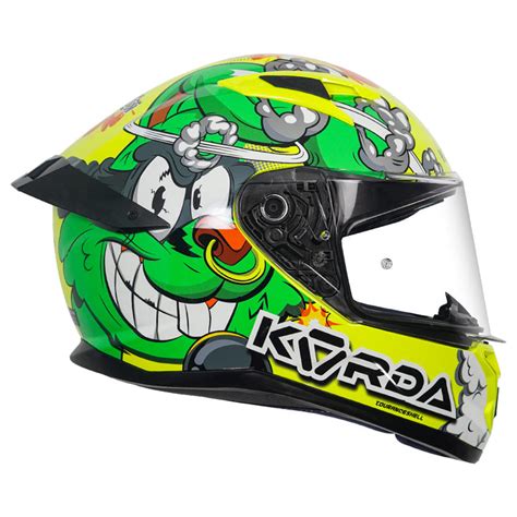 Korda Tourance Bunny Motorcycle Helmet | Buy Helmet with Sun Visor ...