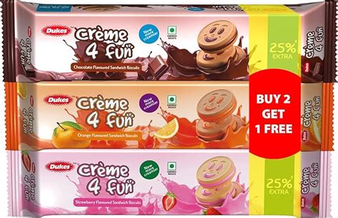 Dukes Cream 4 Fun Biscuits Combie, 450 g : Amazon.in: Grocery & Gourmet ...
