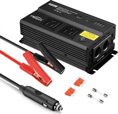 Amazon.com: 1000W Inverter for Car Power Inverters,12v DC to 110v AC ...
