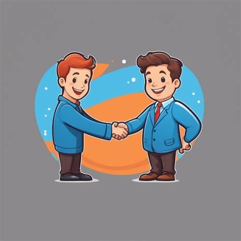 Handshake Cartoon Vector 的图像结果