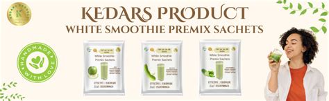 Kedars Product White Smoothie Premix Sachets | Clean & Light Daily ...