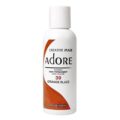 Adore Shining Semi Permanent Hair Colour, 39 Orange | Ubuy India