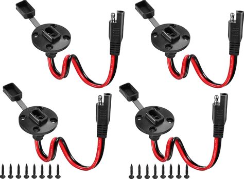 4 Packs SAE Connectors Solar Weatherproof SAE Socket India | Ubuy
