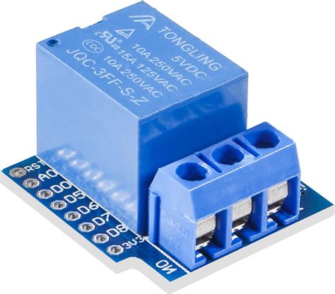 Buy 12Pcs 5V Relay Module 1 Channel D1 Mini Relay Shield Relay Hight ...