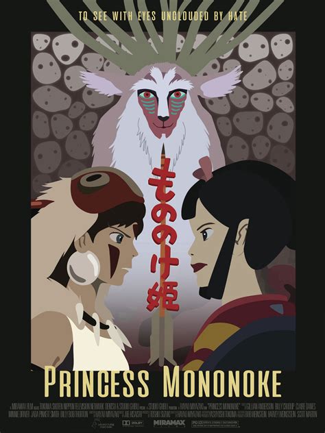 Princess Mononoke English Poster