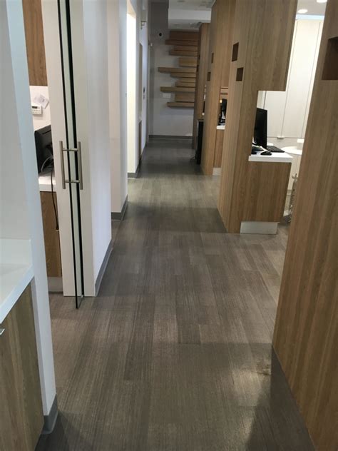 Dental Office in San Francisco with a new luxury vinyl plank flooring ...