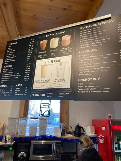 Thomas Hammer Coffee Roasters Menu - Updated October 2025