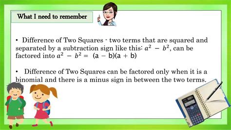 Difference of Two Squares | PPTX