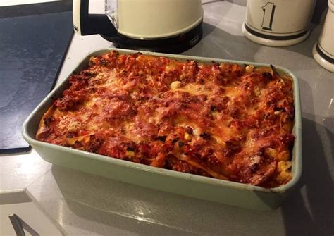 Vegetarian Lasagna with Cottage Cheese Recipe by Ben the  