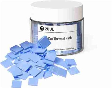 PAUS&MORK Pre-Cut Thermal Silicone Pads for Mobile Motherboard IC Chip ...