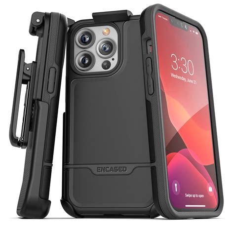 Buy Encased Rebel Designed for iPhone 13/13 Pro Belt Clip Case (2021 ...