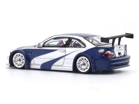 BMW M3 E46 GTR Most Wanted 1:64 DCM diecast scale model car miniature ...