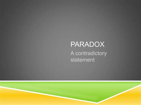 Paradox Literary Term | PPTX