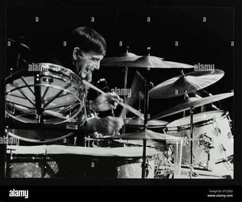 Drummer Louie Bellson playing at the Forum Theatre, Hatfield ...