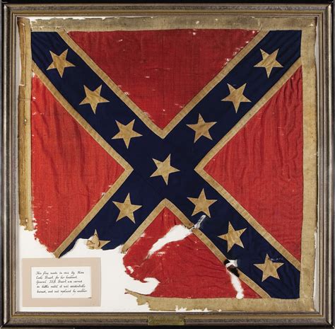 Authentic Confederate Battle Flag Image Of Confederate Battle Flag Of