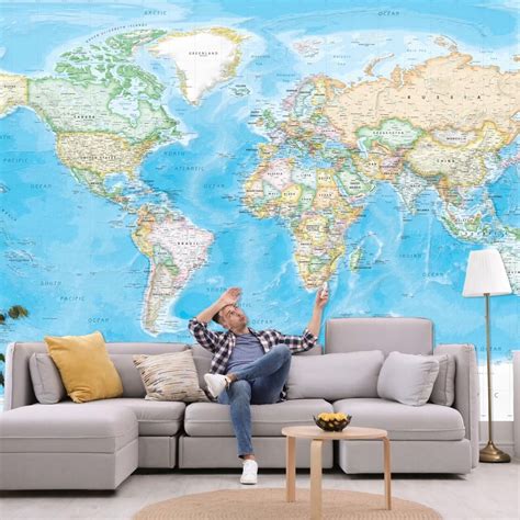 World Map Wall Mural 的图像结果