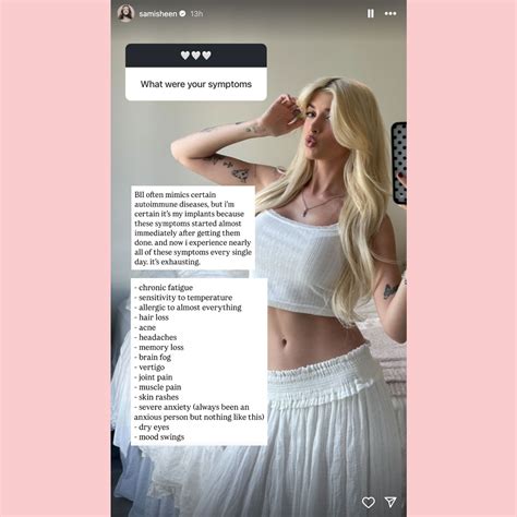 Sami Sheen Removing Her Breast Implants After 2 Years - Here's Why! - Perez Hilton