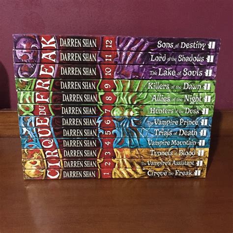 Cirque Du Freak Series Volumes 1-12 by Darren Shan ( The Saga of Darren ...
