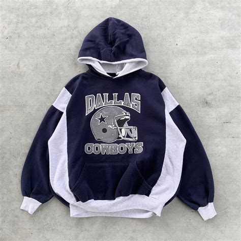 Vintage 90s Dallas Cowboys Sweatshirt Hoodie Size... - Depop