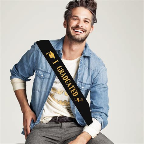 Rinacci Graduation Sash 2024 Graduation Stole Black India | Ubuy