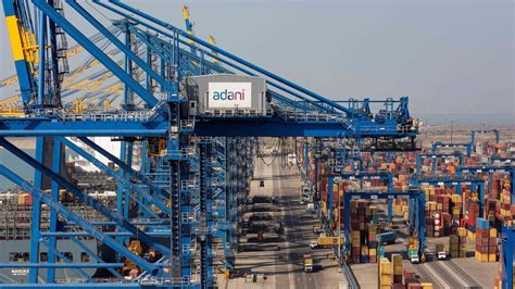 The Largest Container Ship To Arrive In Indian Docks At Adani's Mundra Port