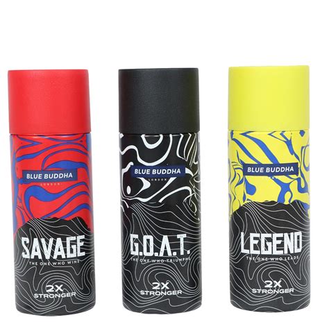 Buy Blue Buddha Deodorant Spray |Legend, Savage & Goat | Fresh ...