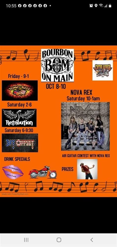 Cottee River Bike Fest @ B.O.M, Bourbon On Main, New Port Richey, 8 ...
