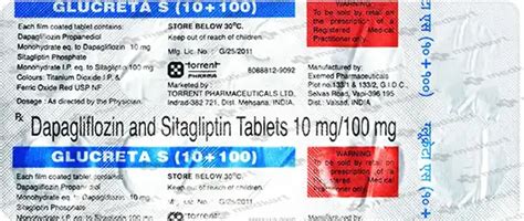 GLUCRETA S 10/100MG TABLET 10'S Price, Uses, Side Effects & Substitutes ...
