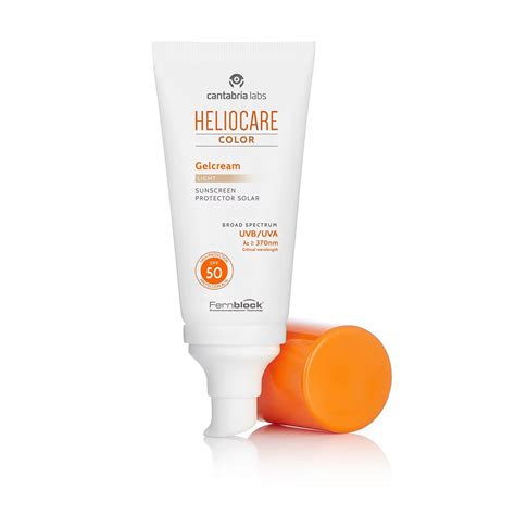 Heliocare Color Gel Cream SPF 50 Light – 50ml Tinted Sunscreen for Face ...