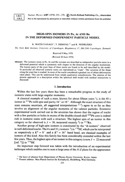 Independent Particle Model 的图像结果