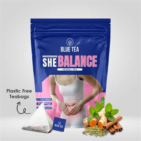 She Balance Herbal Tea - 60 Tea Bags – Blue Tea | Health in Every Sip ...