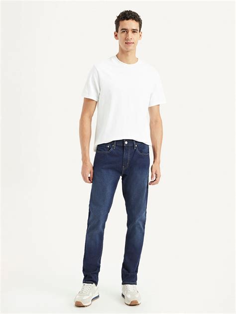 Men's 512 Dark Blue Slim Tapered Fit Mid Rise Jeans – Levis India Store