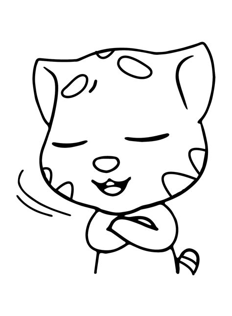 20+ Talking Tom Coloring Pages - Free Printable PDF & Online Coloring