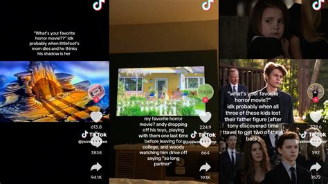 My favorite horror movie trend is taking over TikTok. Its not really ...