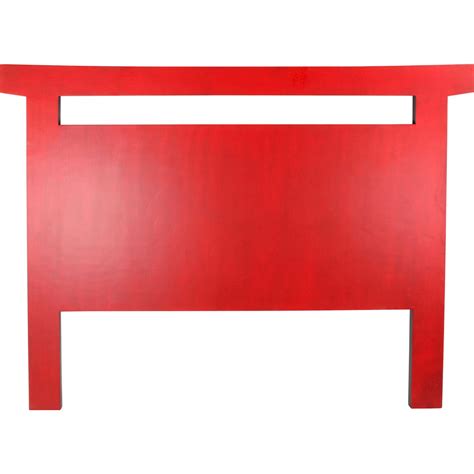 Tête de lit élégance rouge et noire pour chambre chic 160 x 4 x 120 cm ...