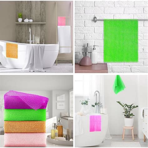 UJFQBH 4 Pieces African Net Sponge African Net Long India | Ubuy