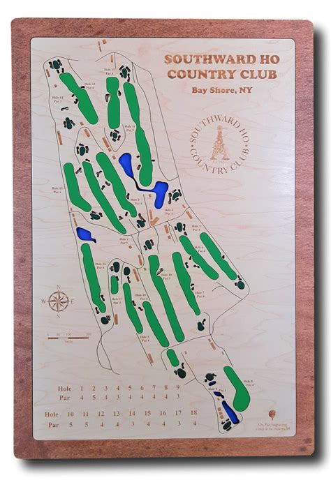 Custom Golf Course Art - Southward Ho - Etsy