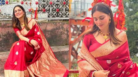 Red color wedding saree design ideas for every bride
