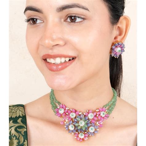 Nivisha Avikam Choker Set – The Amethyst Store