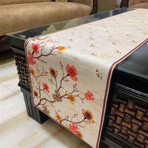 Buy Floral Printed Velvet Table Runner | Loomsmith