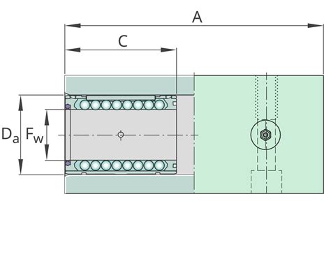 LTCD20D-2LS Linear ball bearing and housing unit: inform yourself ...