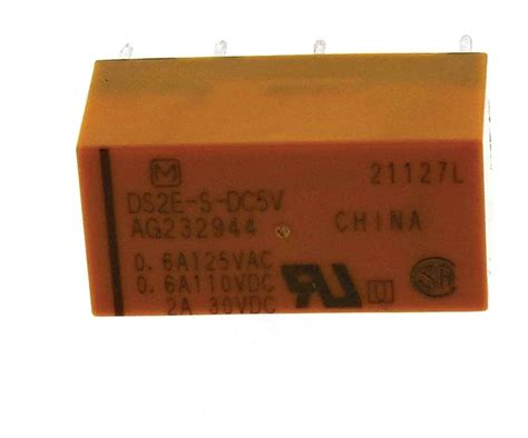 DS2E-S-DC5V Panasonic | Panasonic PCB Mount Signal Relay, 5V dc Coil ...