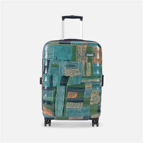 Indus Lattice Green Amorah Trolley Bag (Medium)