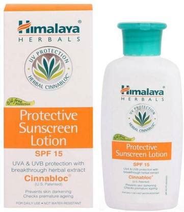 Himalaya Herbals Sunscreen - SPF 50 Herbals Protective Sunscreen Lotion ...