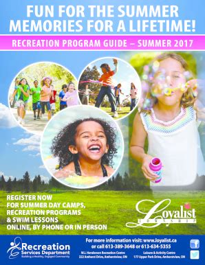 Fillable Online FUN FOR THE SUMMER Fax Email Print - pdfFiller