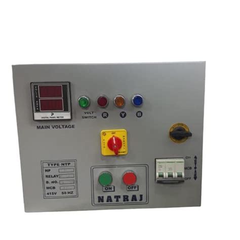 SRP Natraj Heavy Duty Dol Three Phase Motor Control Panel (1 to 7.5 HP ...