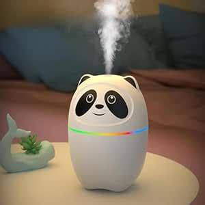 Viraaji Aroma Humidifier | Cool Mist Panda Humidifier with 7 Color ...