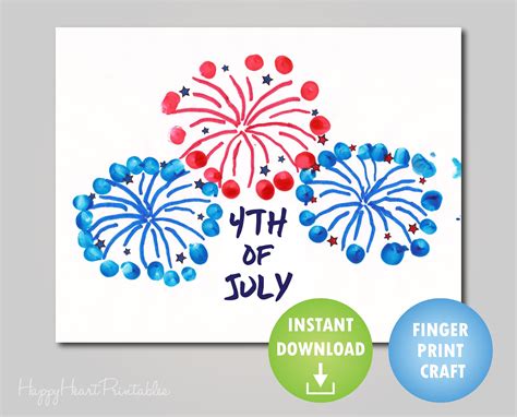 fourth of july handprint crafts