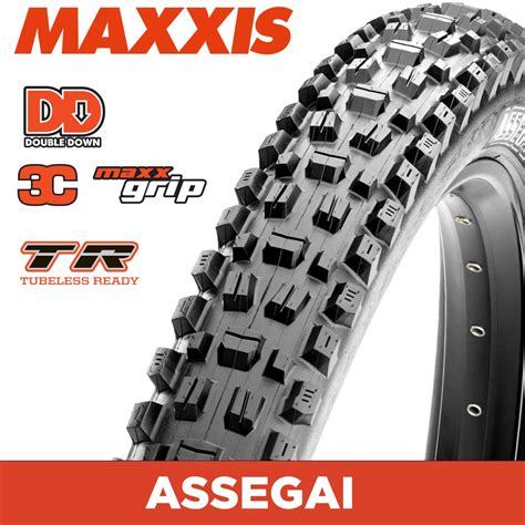 Maxxis Assegai 29 X 2.60 Dd 3C Tr All Mountain Tyres - 29" – Bike Blvd