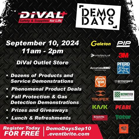 DiVal Safety Equipment, Inc. on LinkedIn: Demo Days Returns September ...